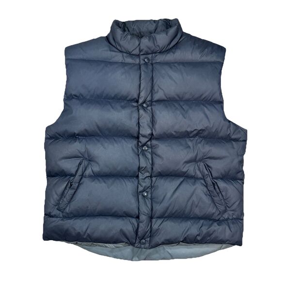 Cabelas Premier Northern Goose Down Black Puffer Vest Mens Large - Picture 1 of 5